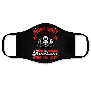 Discover Night Shift Firefighter Volunteer Fire Hose Face Masks