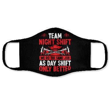 Discover Night Shift Firefighter Fire Hose Mask Volunteer Face Masks