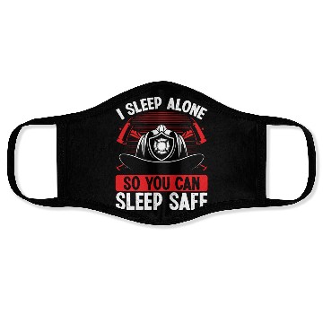 Discover Firefighter Wife Girlfriend Night Shift Firemen Face Masks