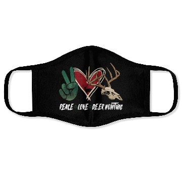 Discover Buck Deer Hunting Hunter Girl Face Masks