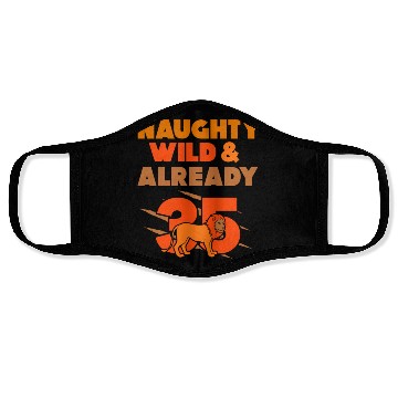 Discover Gift 35 years birthday Men lion Face Masks