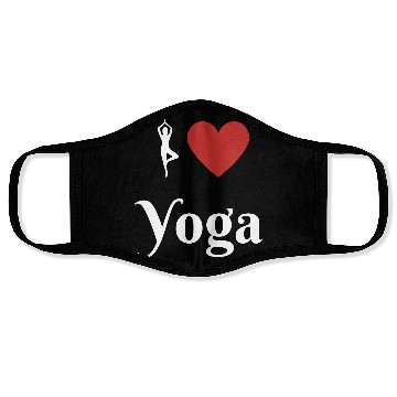 Discover I heart Yoga, Yoga Love Face Masks