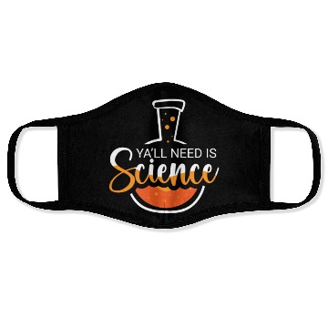 Discover Chemistry Science Physics Research Nerd Humor Face Masks