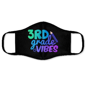 Discover Third Grade Vibes | Back To School Face Masks
