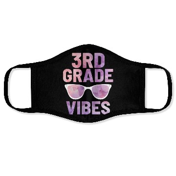 Discover Third Grade Vibes | Back To School Face Masks