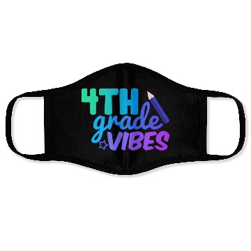 Discover Fourth Grade Vibes | Back To School Face Masks