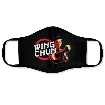 Discover Wing Chun Coach Martial Arts Fighter Training Face Masks