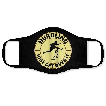 Discover Hurdles Hurdling Hurdler Running Runner Athletes Face Masks