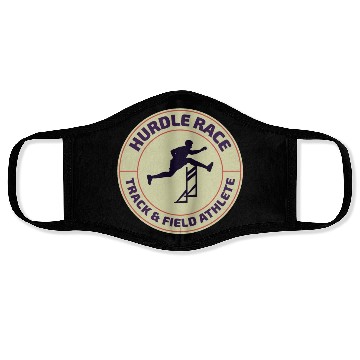 Discover Hurdles Hurdling Hurdler Running Runner Athletes Face Masks
