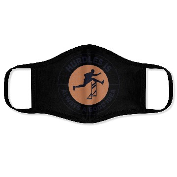 Discover Hurdles Hurdling Hurdler Running Runner Athletes Face Masks