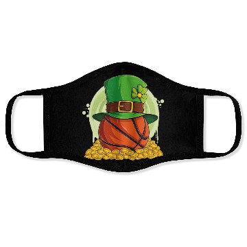 Discover Kids Basketball St Patricks Day Face Masks
