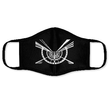 Discover Geometric Lines Hull Circle View Face Masks