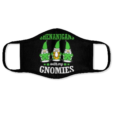 Discover Clover St Patricks Day Shenanigans With My Gnomies Face Masks