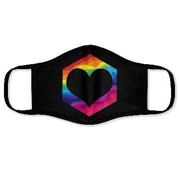 Discover LGBT Gay Lesbian Pride Flag Equality Pride Month Face Masks