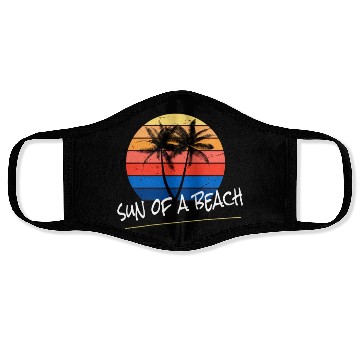 Discover Sun Of A Beach Face Masks