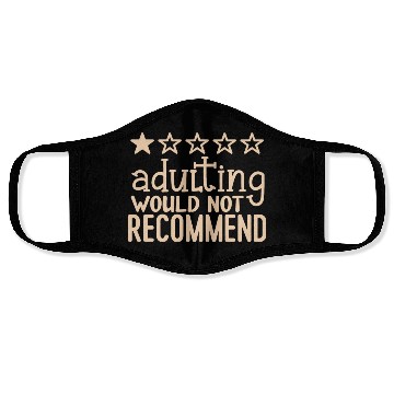 Discover Adulting would not recommend Face Masks