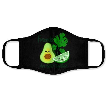 Discover Friends Are Better Together Face Masks