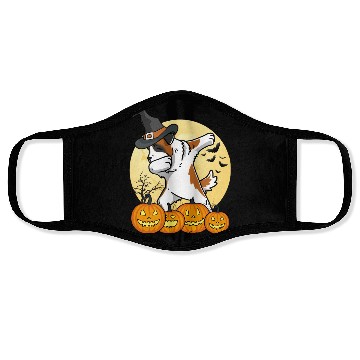 Discover Dabbing Saint Bernard Halloween Face Masks