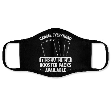 Discover Trading Card Game Collector TCG Wizard Card Face Masks