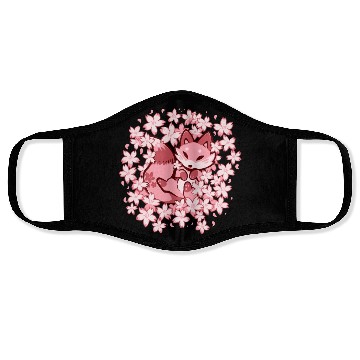 Discover Cherry Blossom Fox Face Masks