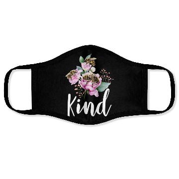 Discover Save The Bees Bee Kind Climate Change Environ Face Masks