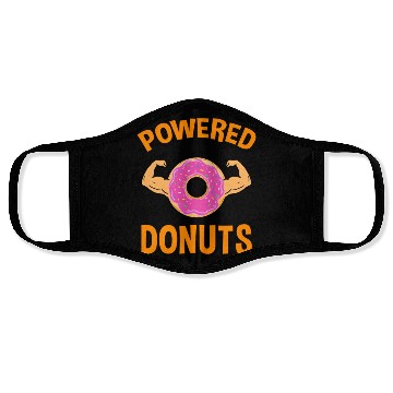 Discover Powered by Donuts for Donut Lover Face Masks