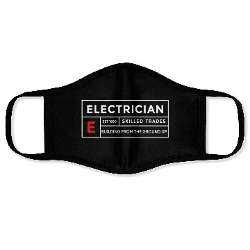 Discover Electrician Lineman Wireman Trades Face Masks