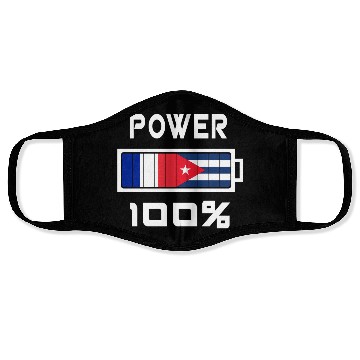 Discover France and Cuba power 100% Face Masks