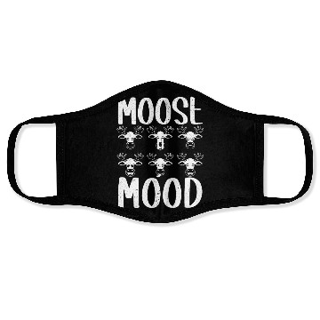 Discover Moose Mood Wildlife Animal Alces Elk Deer Face Masks