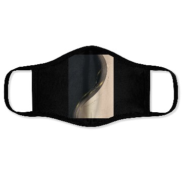Discover Luxury Elegant Black Gold Wave Face Masks