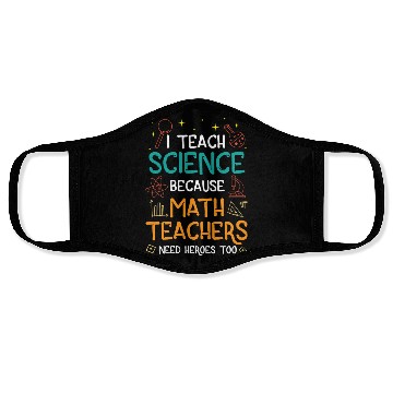 Discover Science Teacher Funny Saying Teacher's Day Gift Face Masks