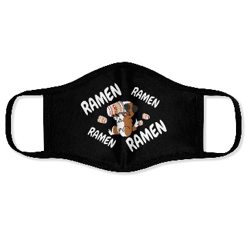 Discover Saint Bernard Instant Ramen Noodles Face Masks
