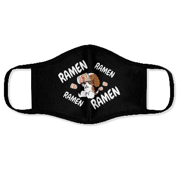 Discover Cavalier King Charles Spaniel Instant Ramen Face Masks