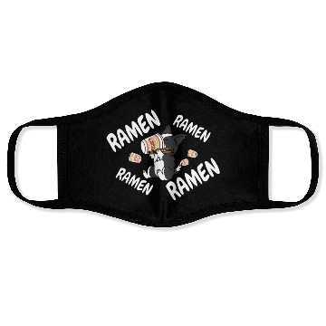 Discover Border Collie Instant Ramen Noodles Face Masks