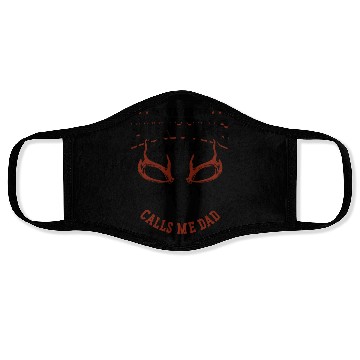 Discover Buck Deer Hunting Hunter Dad Face Masks