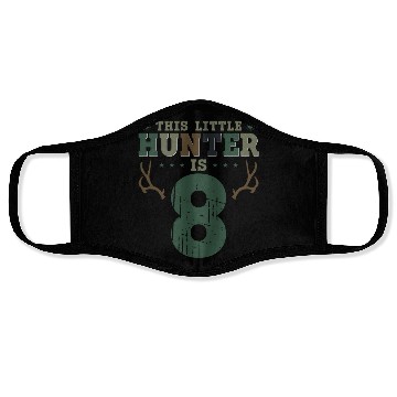 Discover Buck Deer Hunting Hunter Kid 8th Face Masks