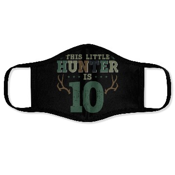 Discover Buck Deer Hunting Hunter Kid 10th Face Masks