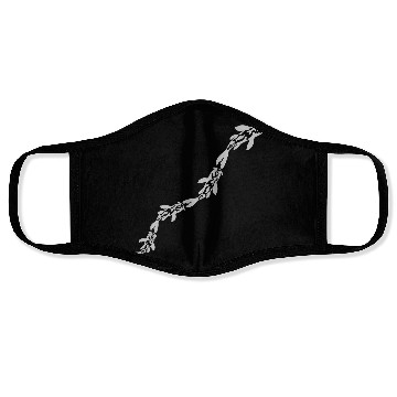 Discover row koi fish nishikigoi Face Masks