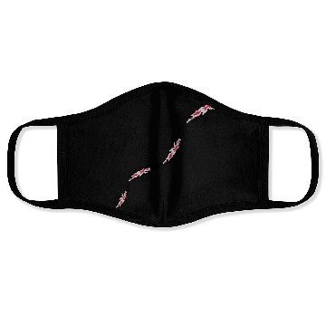 Discover many koi fish nishikigoi Face Masks