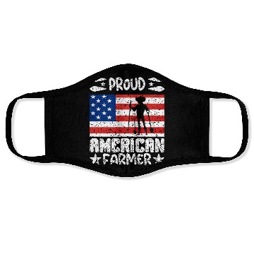 Discover Proud American Farmer Face Masks
