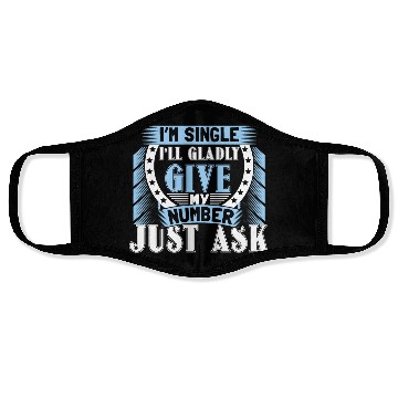 Discover Single Independent Relationship Status Gift Idea Face Masks