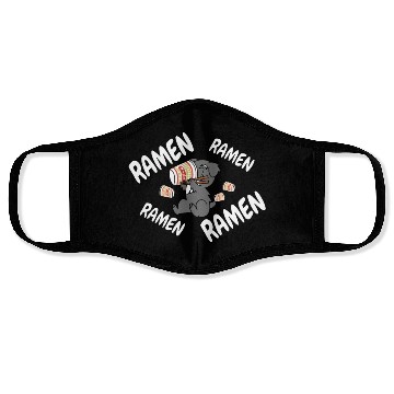 Discover Schnauzer Instant Ramen Noodles Face Masks