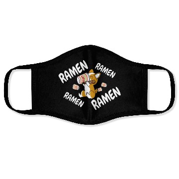 Discover Corgi Instant Ramen Noodles Face Masks