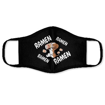 Discover Beagle Instant Ramen Noodles Face Masks