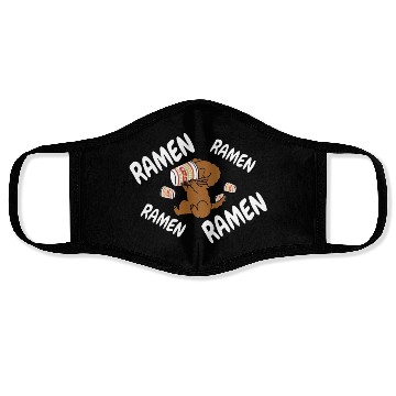 Discover Goldendoodle Instant Ramen Noodles Face Masks