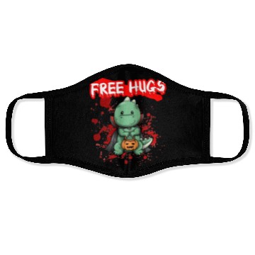 Discover Free Hugs Halloween Sarcasm Scary Creepy Costume Face Masks
