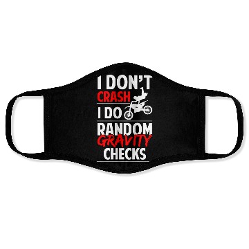 Discover Dirt Bike Bikers Full Throttle Face Masks