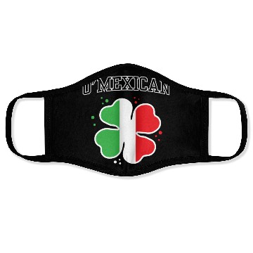 Discover O'mexican Ireland St. Patricks Day Irish Gaelic Face Masks