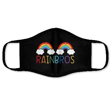 Discover Rainbros Rainbow Lover Rainbow Whisperer Face Masks
