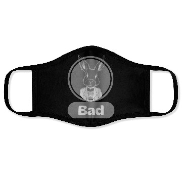 Discover Punk rock bunny Face Masks